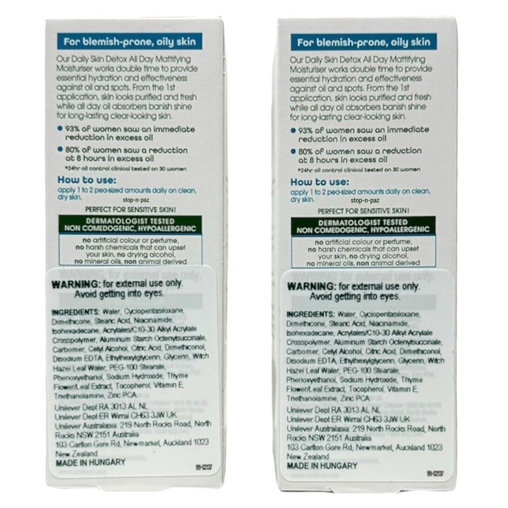 SIMPLE ALL DAY MATTIFYING MOISTURISER 50ml