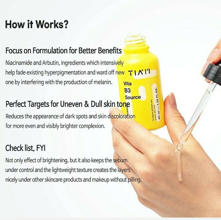 TIAM NIACINAMIDE SERUM VITAMIN B3 SOURCE 40ML