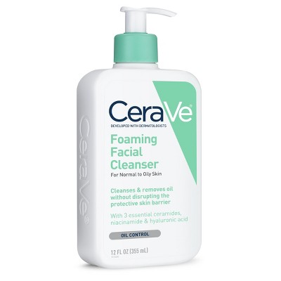 CERAVE FOAMING FACIAL CLEANSER 355ml (USA)