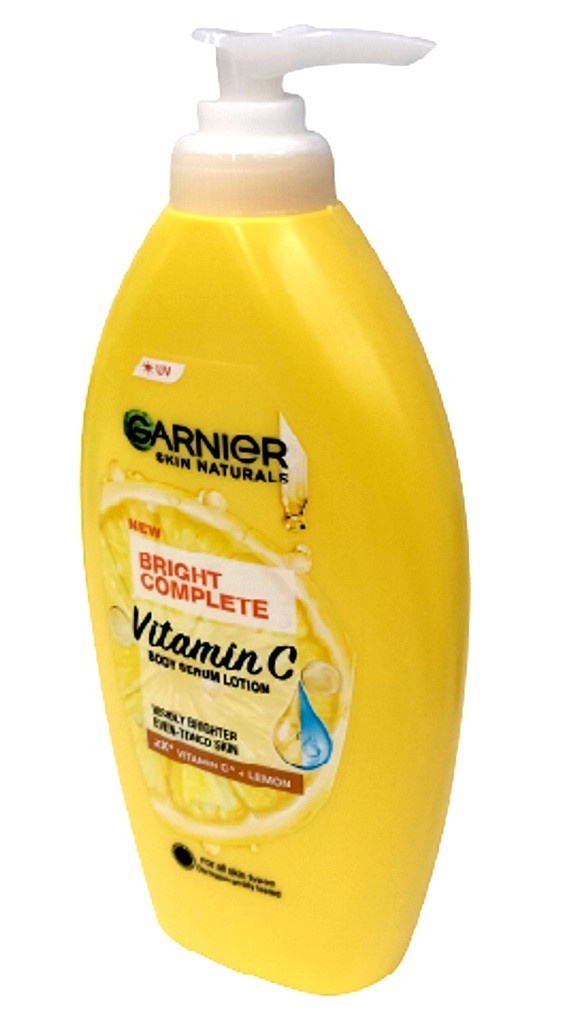 GARNIER SKIN NATURALS NEW BRIGHT COMPLETE VITAMIN C BODY LOTION 400ml