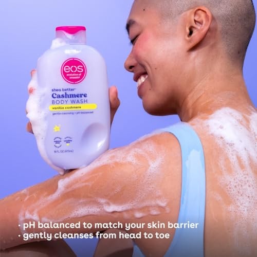 EOS SHEA BETTER CASHMERE BODY WASH(VANILLA CASHMERE)16FL.OZ 473ML