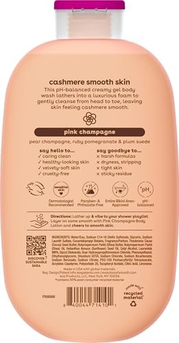 EOS SHEA BETTER CASHMERE BODY WASH(PINK CHAMPAGNE) 16FL.OZ 473ML