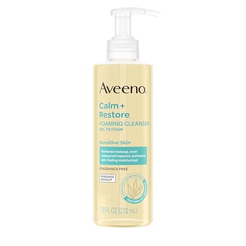 AVEENO CALM +RESTORE FOAMING CLEANSER GEL TO FOAM(SENSITIVE SKIN)