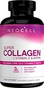 NEOCELL GRASSFED COLLAGEN PEPTIDES+VITAMIN C & BIOTIN DIETARY SUPPLEMENT 180TABLETS