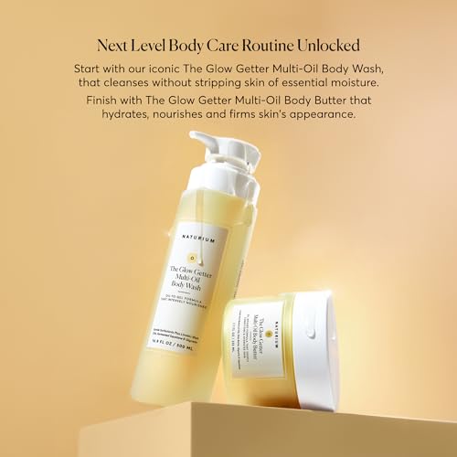 NATURIUM THE GLOW GETTER MULTI OIL BODY WASH 232ML 7.7fl.oz