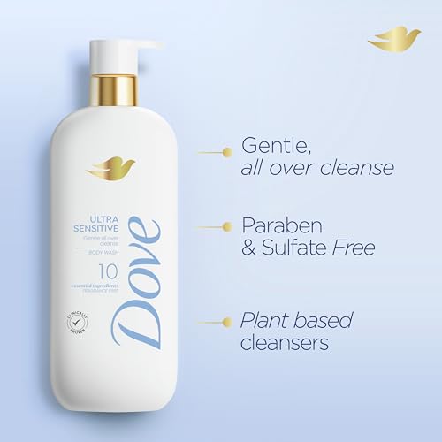 DOVE ULTRA SENSITIVE 10% BODY WASH 547ML