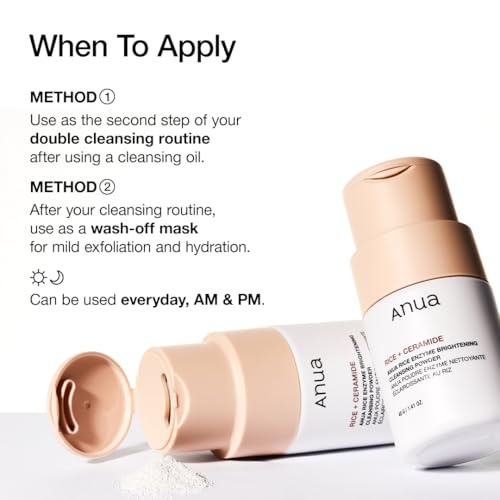 ANUA RICE ENZYME BRIGHTENING CLEANSING POWDER (40G)