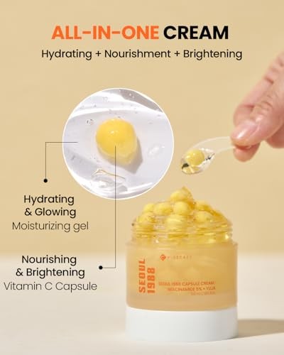 K SECRET SEOUL 1988 CAPSULE CREAM (50ml) 5% NIACINAMIDE AND Yuzu (Yuja)