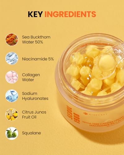 K SECRET SEOUL 1988 CAPSULE CREAM (50ml) 5% NIACINAMIDE AND Yuzu (Yuja)