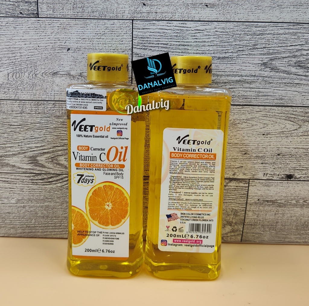 VEET GOLD ALPHA ARBUTIN X3 NATURE ESSENTIAL OIL 200ML