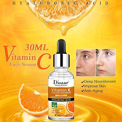 DISAAR VITAMIN C WHITENING FACE SERUM (HYALURONIC)