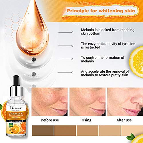 DISAAR VITAMIN C WHITENING FACE SERUM (HYALURONIC)