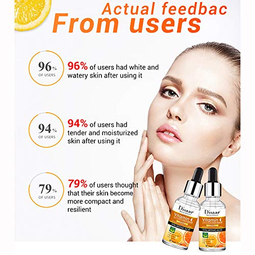 DISAAR VITAMIN C WHITENING FACE SERUM (HYALURONIC)