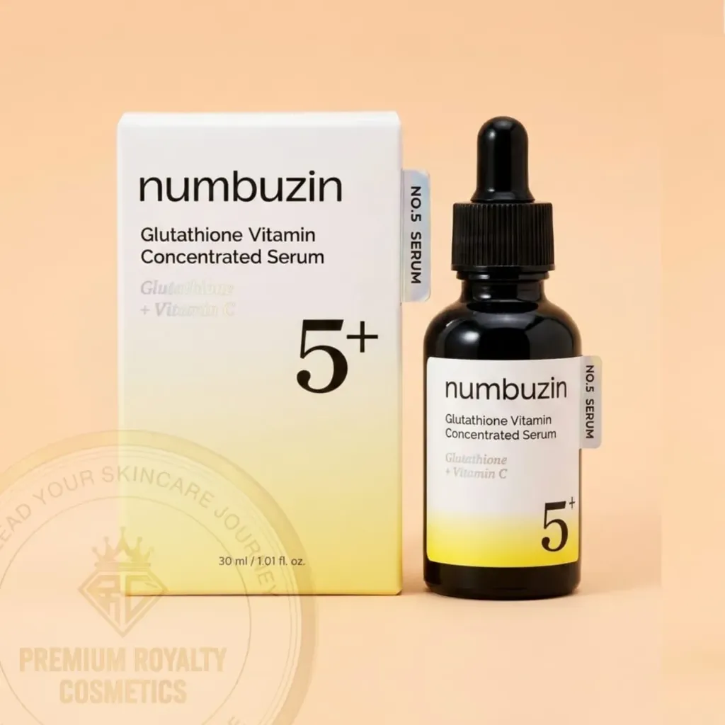 NUMBUZIN No.5 Vitamin Concentrated Serum, Dark Spot Care, Glutathione & Vitamin Serum, Korean Skincare, Tranexamic Acid 4%, Niacinamide 5%, for a Radiant-Looking Glow 1.01 fl oz