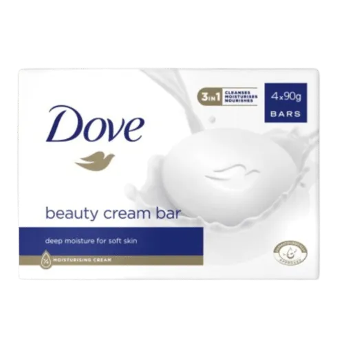 (4in1)DOVE CREAM BAR BEAUTY SOAP 360G