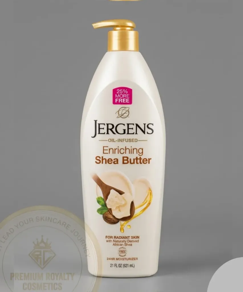 JERGENS - OIL INFUSED [ ENRICHING SHEA BUTTER ] For Radiant Skin | 24hr Moisturizer 21fL oz ( 621mL )