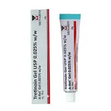 0.025% MENARINI TRETINOIN GEL USP w/w FACIAL TREATMENT CREAM