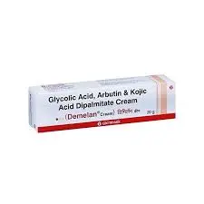 DEMELAN GLYCOLIC ACID,ARBUTIN & KOJIC ACID DIPALMITATE FACIAL TREATMENT CREAM