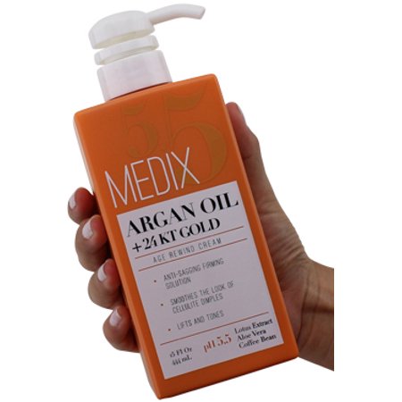 MEDIX 5.5 ARGAN OIL +VITAMIN E DRYNESS RESCUE CREAM 444ml