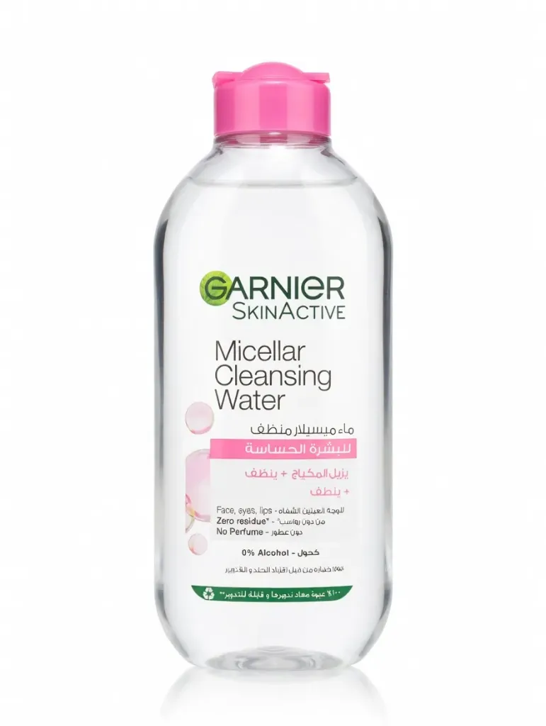 GARNIER SKIN ACTIVE ( ROSE MICELLAR CLEANSING WATER PINK ) 400mL