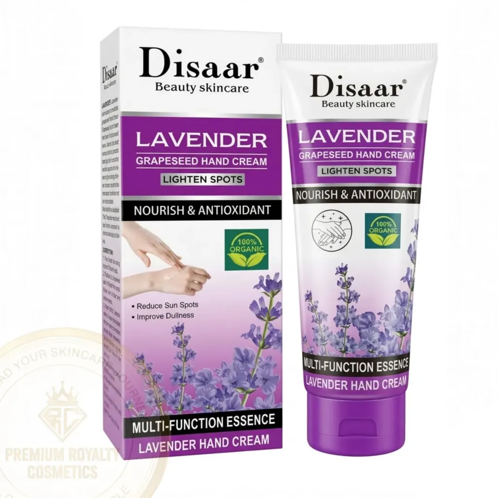 DISAAR [ LAVENDER GRAPESEED HAND CREAM ] - LIGHTEN SPOTS | NOURISH & ANTIOXIDANT ( 100g )