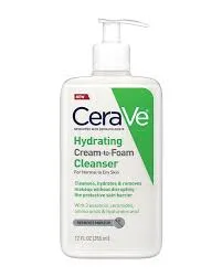 CERAVE ( HYDRATING CREAM TO FOAM ) CLEANSER FOR NORMAL TO DRY SKIN 16fl.oz 473mL