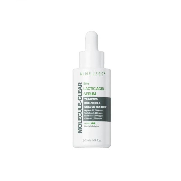NINELESS MOLECULE-CLEAR 5% LACTIC ACID SERUM 30ML