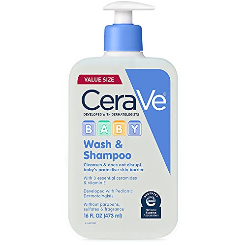 CERAVE BABY WASH & SHAMPOO 16fl.oz 473mL