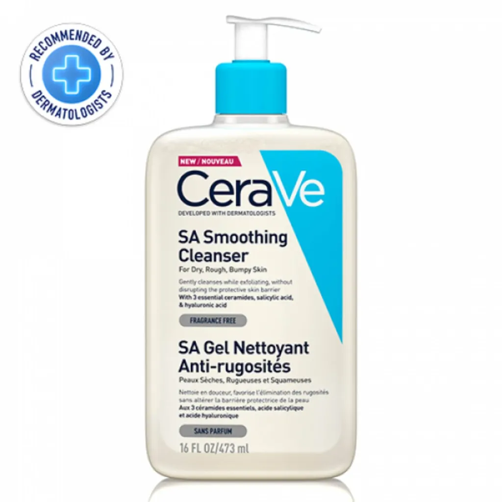 CERAVE SA SMOOTHING CLEANSER ( SA Gel Nettoyant Anti-rugosites ) 16FL.OZ / 473mL