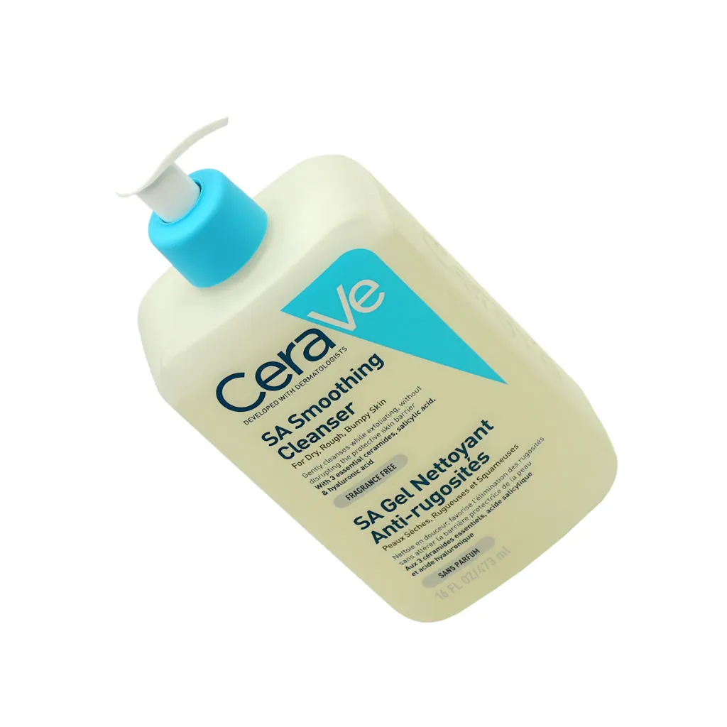 CERAVE SA SMOOTHING CLEANSER ( SA Gel Nettoyant Anti-rugosites ) 16FL.OZ / 473mL