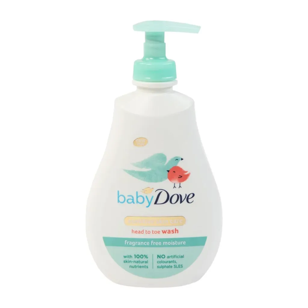 DOVE BABY SENSITIVE SKIN CARE HEAD TO TOE WASH ( FRAGRANCE FREE MOISTURE ) 400mL