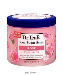 DR TEAL'S ROSE SHEA SUGAR SCRUB 538ML