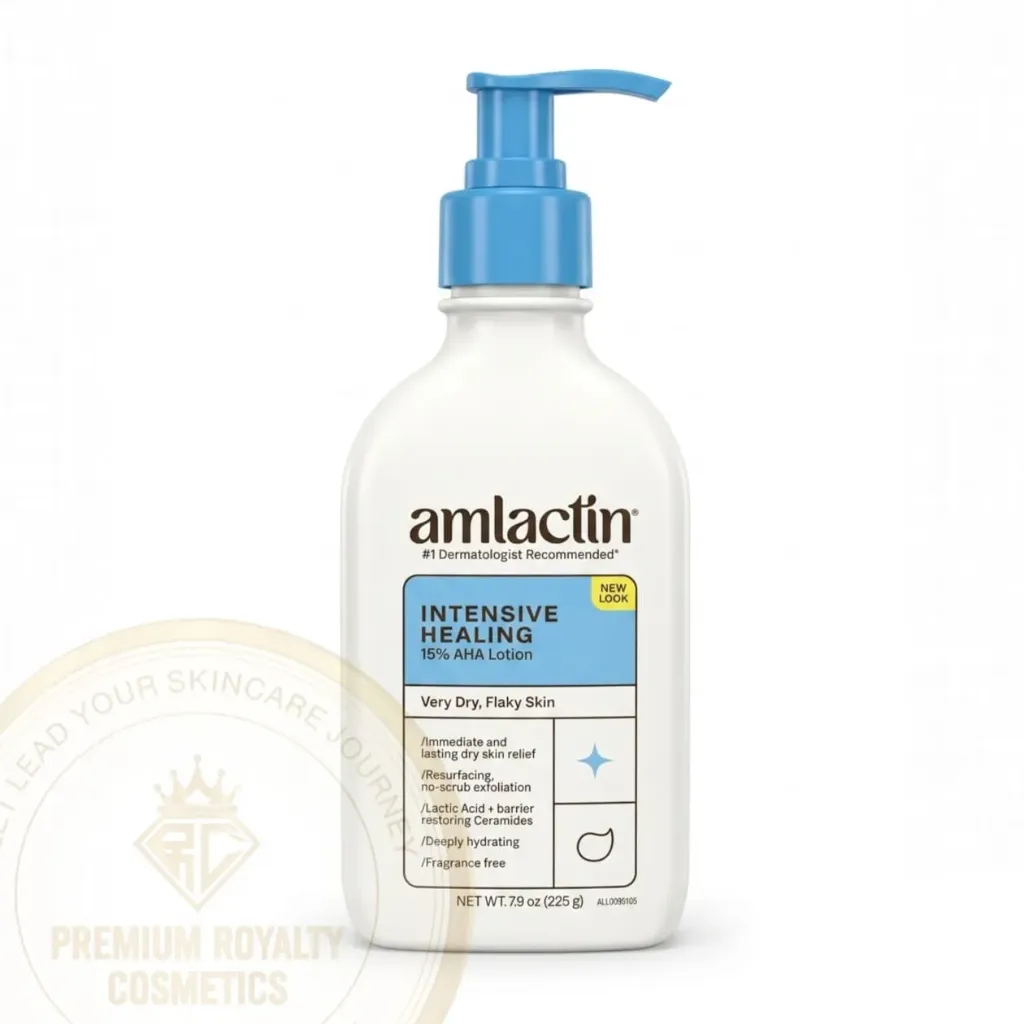 AMLACTIN INTENSIVE HEALING LOTION WITH 15% LACTIC ACID AHA FOR FLAKY ASHY DRY SKIN 225g