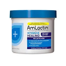 AMLACTIN INTENSIVE HEALING LOTION WITH 15% LACTIC ACID AHA FOR FLAKY ASHY DRY SKIN 340G