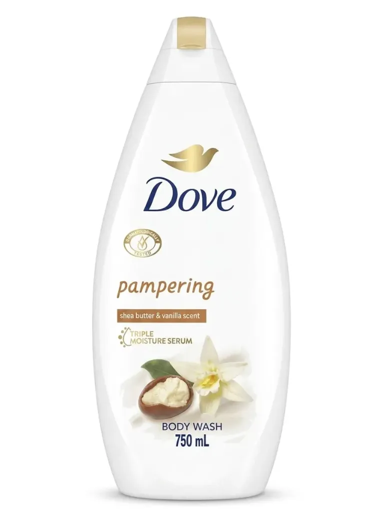 DOVE PAMPERING SHEA BUTTER & WARM VANILLA BODY WASH 750mL