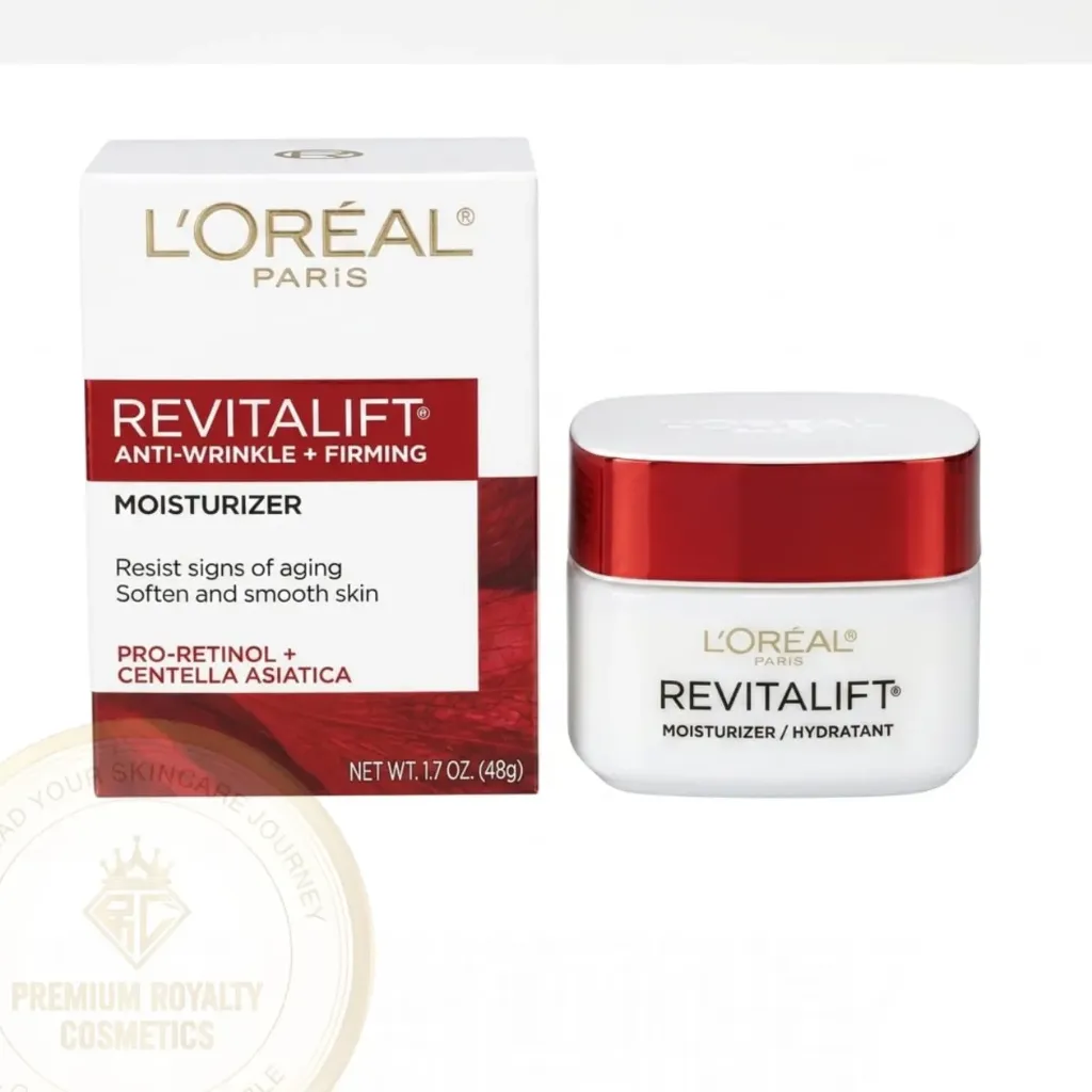 L'OREAL PARIS [ REVITALIFT ANTI-WRINKLE + FIRMING MOISTURIZER ] Pro-Retinol + Centella Asiatica 1.7 OZ. ( 48g )
