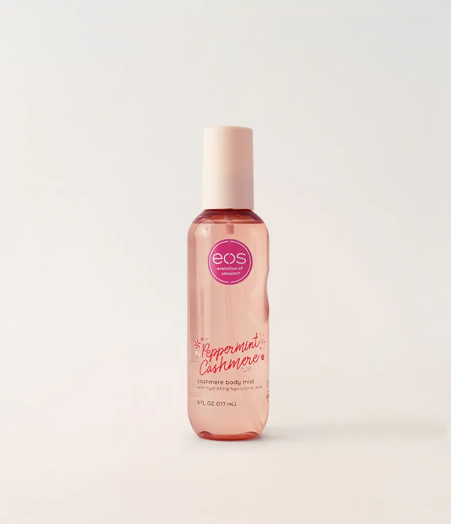 EOS PEPPERMINT CASHMERE BODY MIST- with hydrating hyaluronic acid (177mL)
