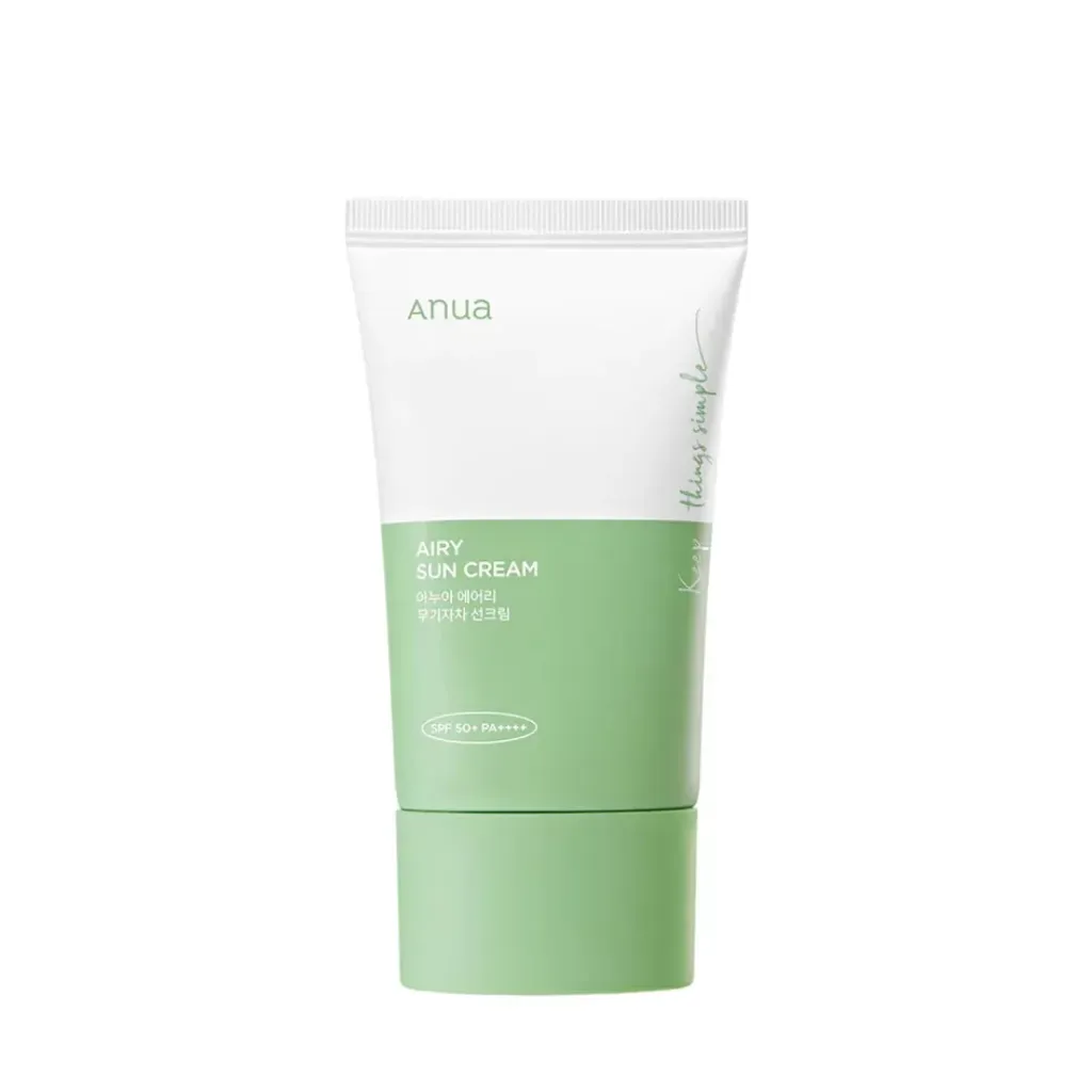 ANUA SPF 50+ PA++++ CICA+HEARTLEAF AIRY SUN CREAM (50mL)