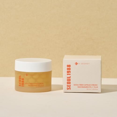 K-SECRET SEOUL 1988 CAPSULE CREAM (50ml) 5% NIACINAMIDE AND Yuzu (Yuja)