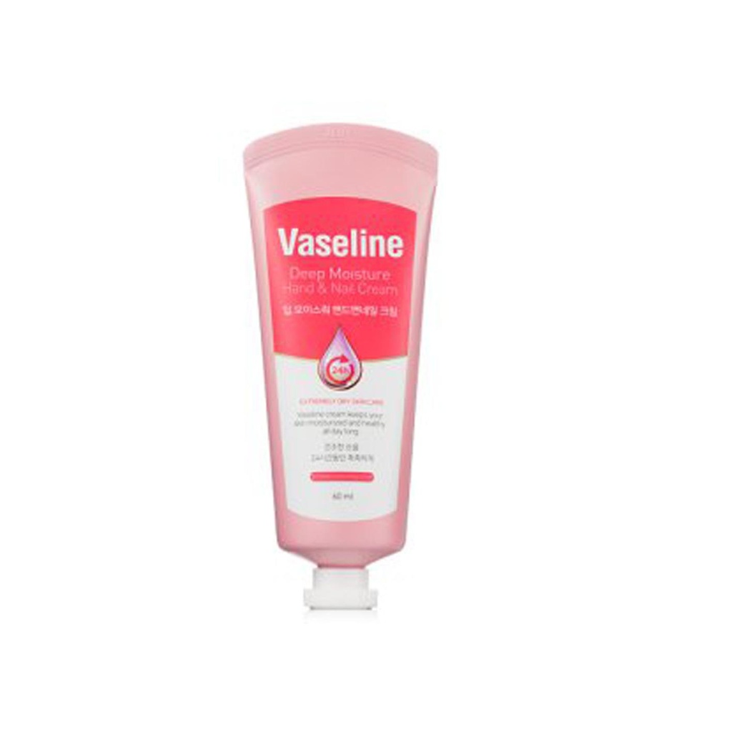 VASELINE DEEP MOISTURE HAND & NAIL CREAM 24h (60mL)