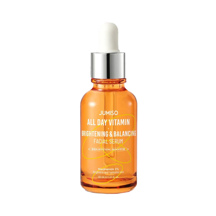 JUMISO ALL DAY VITAMIN BRIGHTENING &BALANCING FACIAL SERUM 30mL ( EXP 3/10/ 2026 )