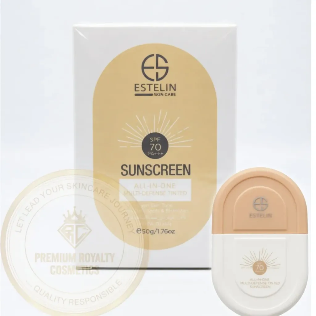 ESTELIN SPF 70+++ SUNSCREEN ( ALL-IN-ONE MULTI-DEFENCE TINTED ) 50g