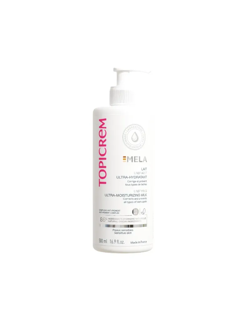 TOPICREM MELA UNIFYING ULTRA-MOISTURIZING MILK 500mL 16.9FL.OZ