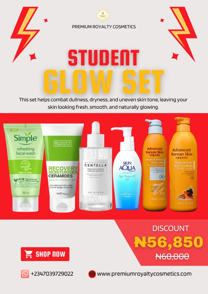 [PRC-1126] Student Glow Set – Affordable Skincare Bundle for Clear, Glowing Skin