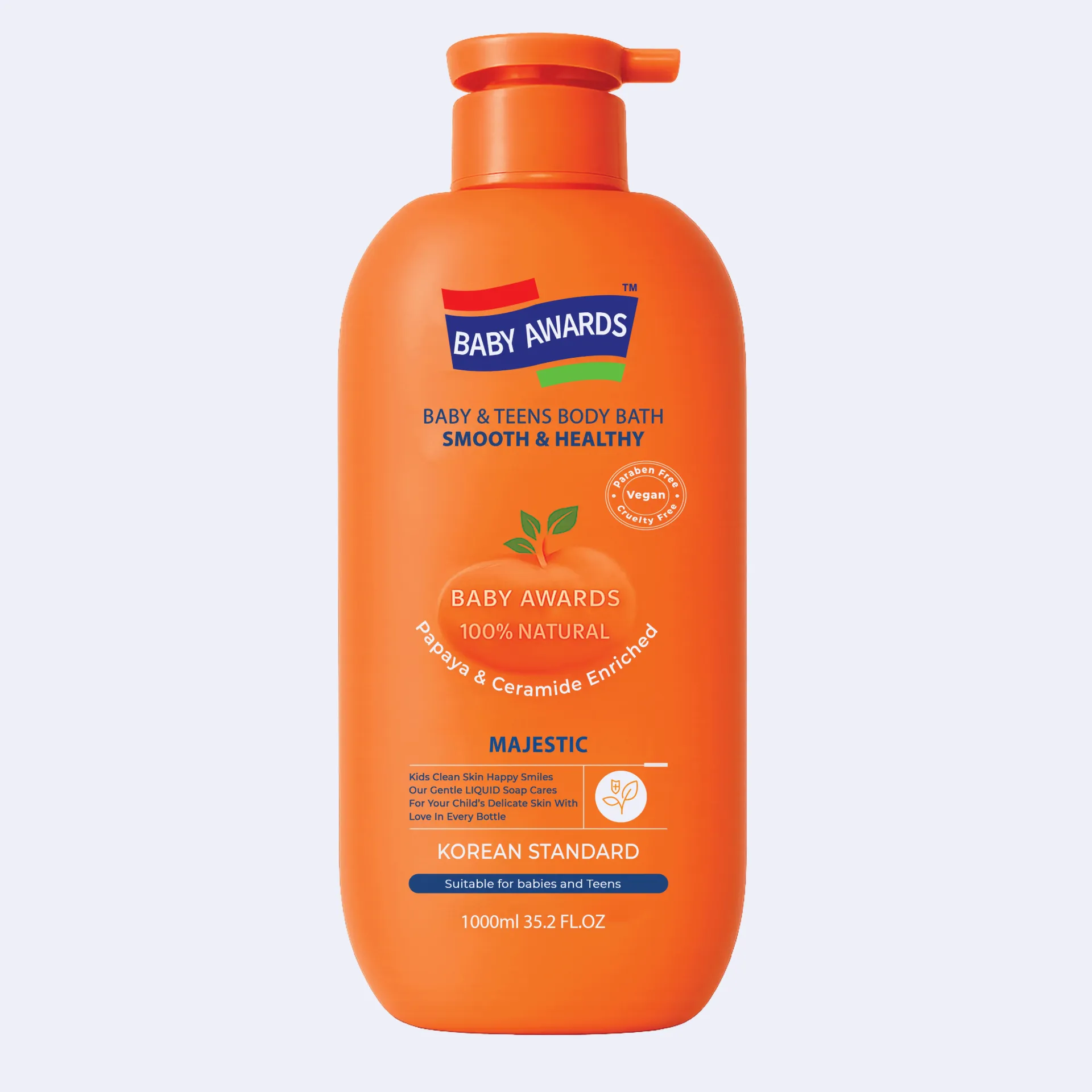 BABY AWARDS [ MAJESTIC ] PAPAYA - WASH 1000mL 35.2fl.oz