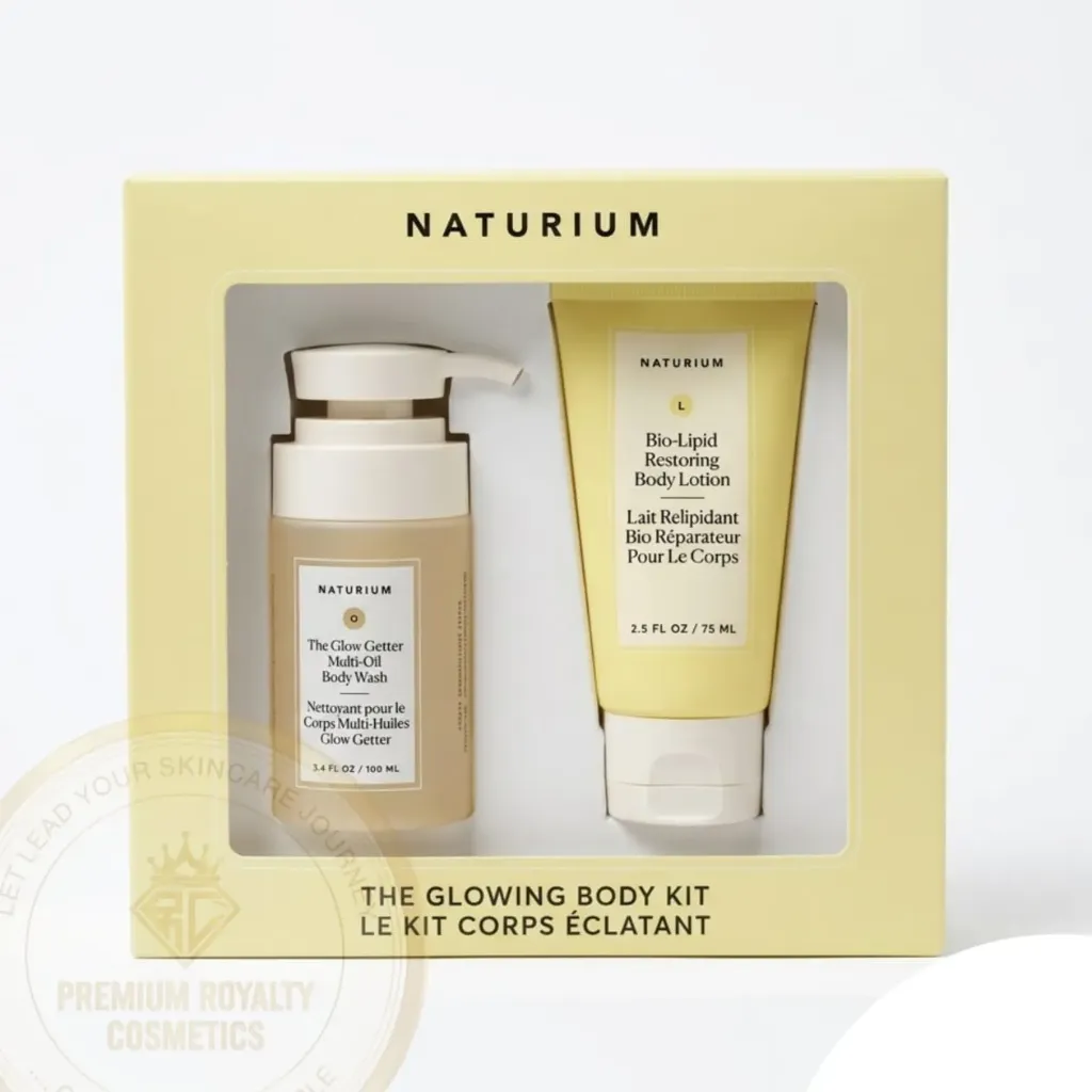 NATURIUM - [ THE GLOWING BODY KIT ] | Body Wash & Lotion Set