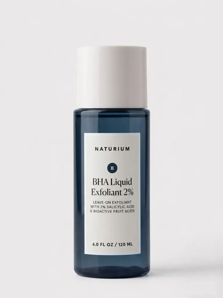 NATURIUM [ BHA Liquid Exfoliant 2% ] | Leave-On Exfoliant With 2% Salicylic Acid & Bioactive Fruit Acids ( 120mL )