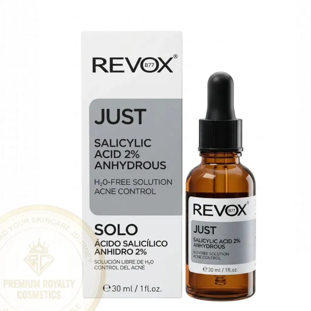 REVOX JUST [ SALYCYLIC ACID 2% ANHYDROUS ] H2O-Free Solution Acne Control - 30mL