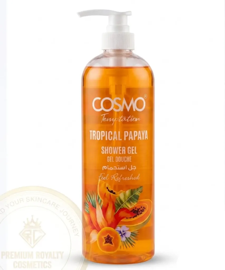 COSMO Temptation [ TROPICAL PAPAYA SHOWER GEL ] Feel Refreshed ( 1000mL )