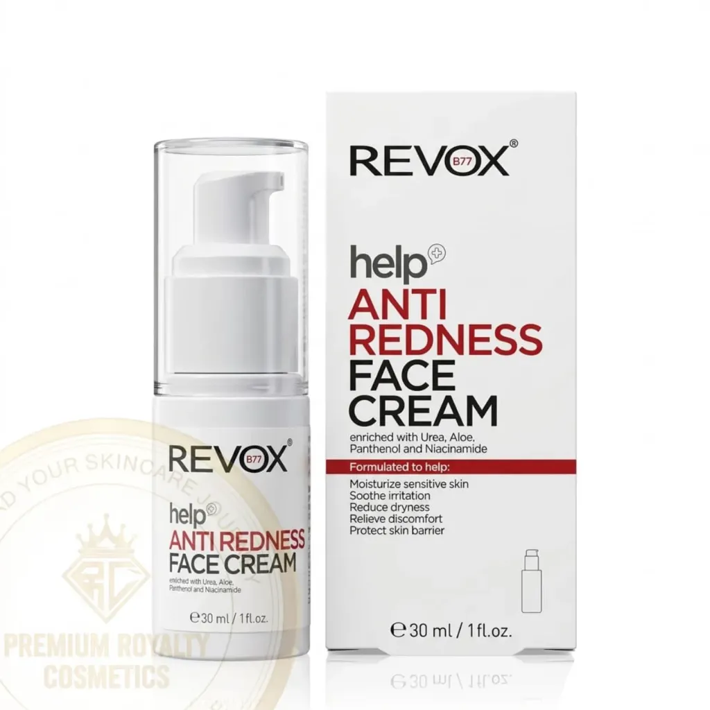 REVOX B77 [ help ANTI REDNESS ] FACE CREAM | Enriched With Urea, Aloe, Panthenol and Niacinamide - 30mL